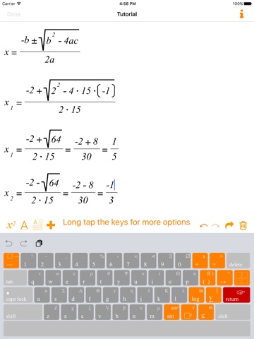 MathPad EDU screenshot 2