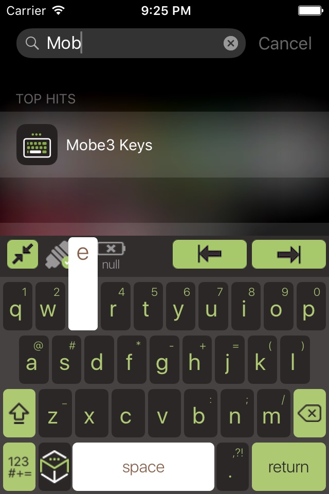Mobe3 Keyboard screenshot 3