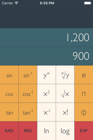 Calx: Stack calculator screenshot 3