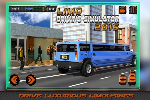 Limo Driving 3D Simulator 2016 screenshot 4