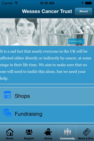 Wessex Cancer Trust screenshot 4