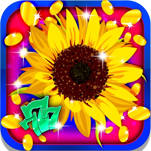 Colorful Slot Machine: Match three well-known types of flowers and win daily prizes