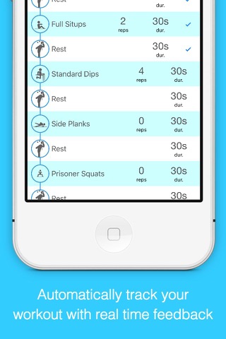 Fitzzer-Smart personal fitness trainer that tracks workout screenshot 2