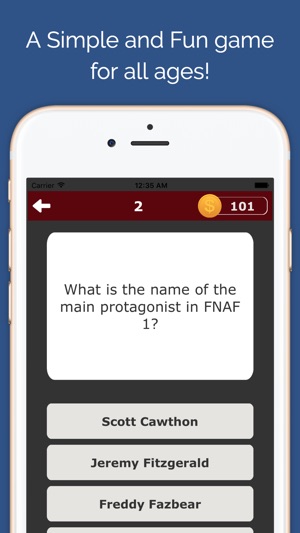 Five Nights Trivia Quiz - FNAF Fan Edition(圖3)-速報App