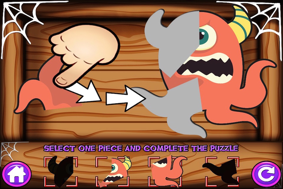Halloween Puzzles For Kids Free screenshot 2