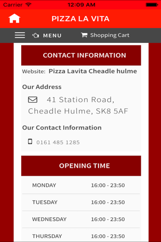Pizza La Vita, Cheadle Hulme screenshot 2
