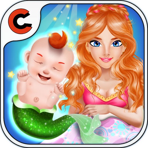 Mermaid New Born Baby - Beauty Pregnancy Check & Cute Infant Care iOS App