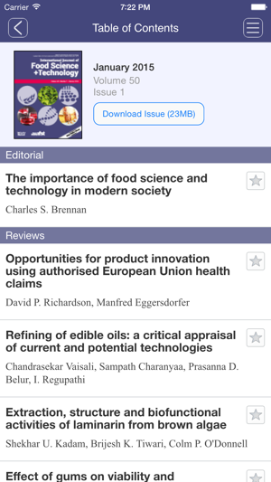 International Journal of Food Science and Technology(圖1)-速報App