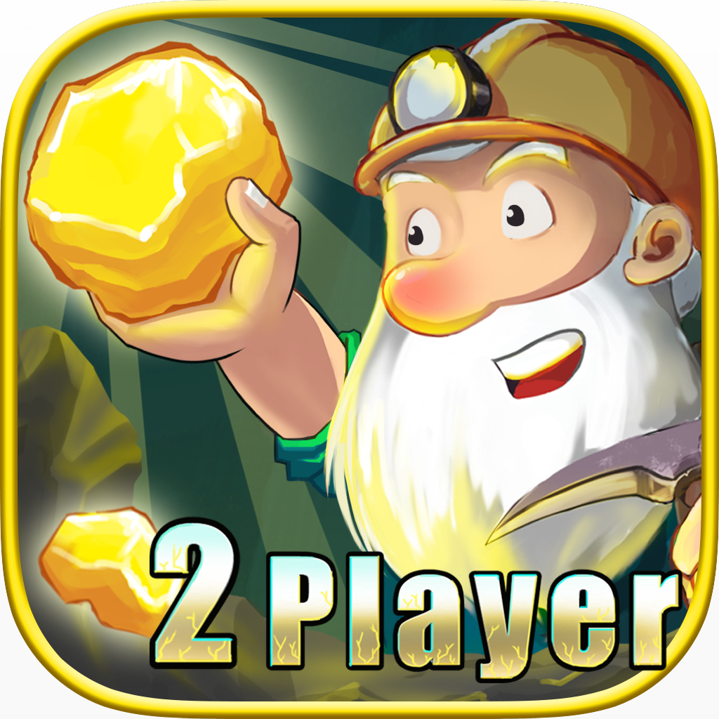 Gold Miner—2 Player Games & Classic Pocket Mine Digger Adventure(Free+Online) App Icon
