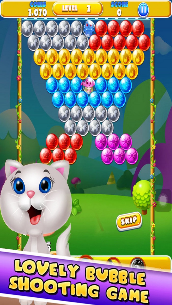 Bubble World Blash Ball Game