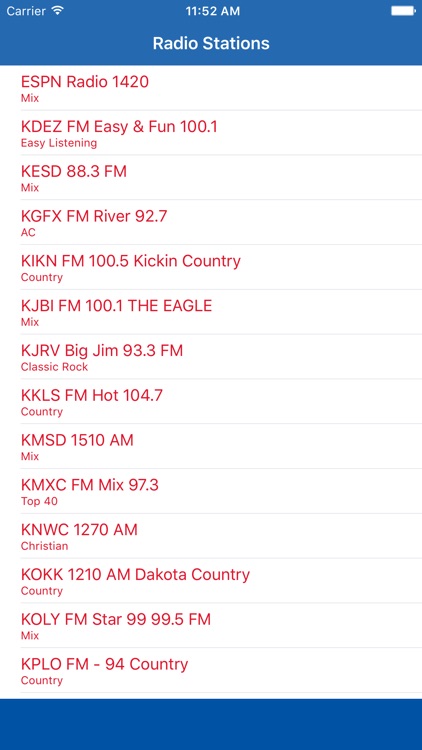 South Dakota Online Radio Music Streaming FM