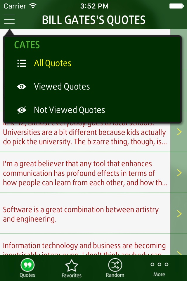 Quotes from Bill Gates screenshot 4