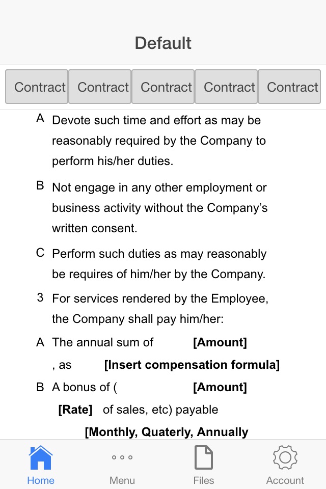 Work Contract screenshot 2