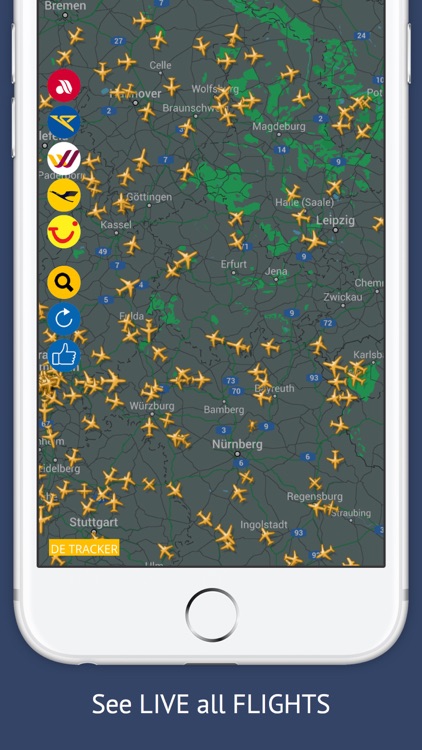 DE Tracker : Live Flight Tracking & Status