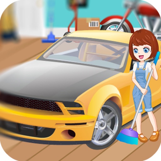 Cleaning Time Dad's Garage - Lora Cleaning Room／House Cleaning Games iOS App