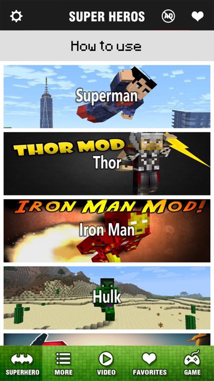 SuperHero Mods Pro - Game Tools for MineCraft PC Edition