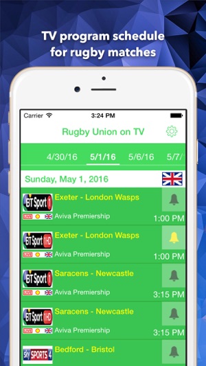 Rugby Union on UK TV: schedule of all Ru