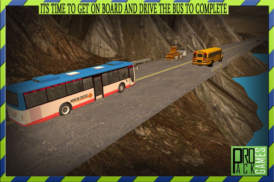 Dangerous Mountain & Passenger Bus Driving Simulator cockpit view - Dodge the traffic on a dangerous highway screenshot 3