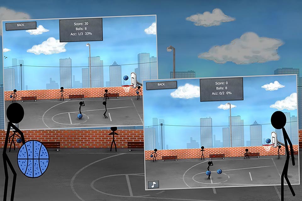Stickman Street Basketball screenshot 4