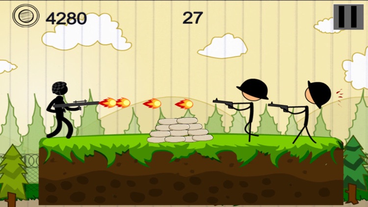 A Stickman Shooter - Sniper Vs Shooting Assassin Soldiers screenshot-3