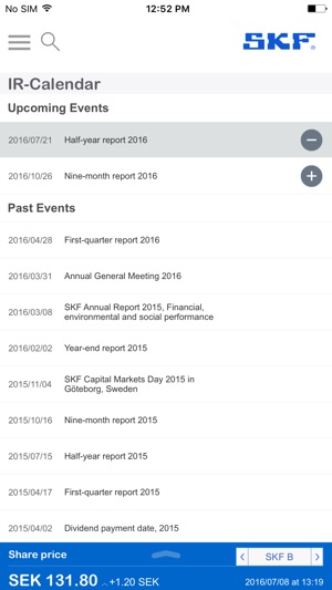 SKF Investor Relations(圖4)-速報App