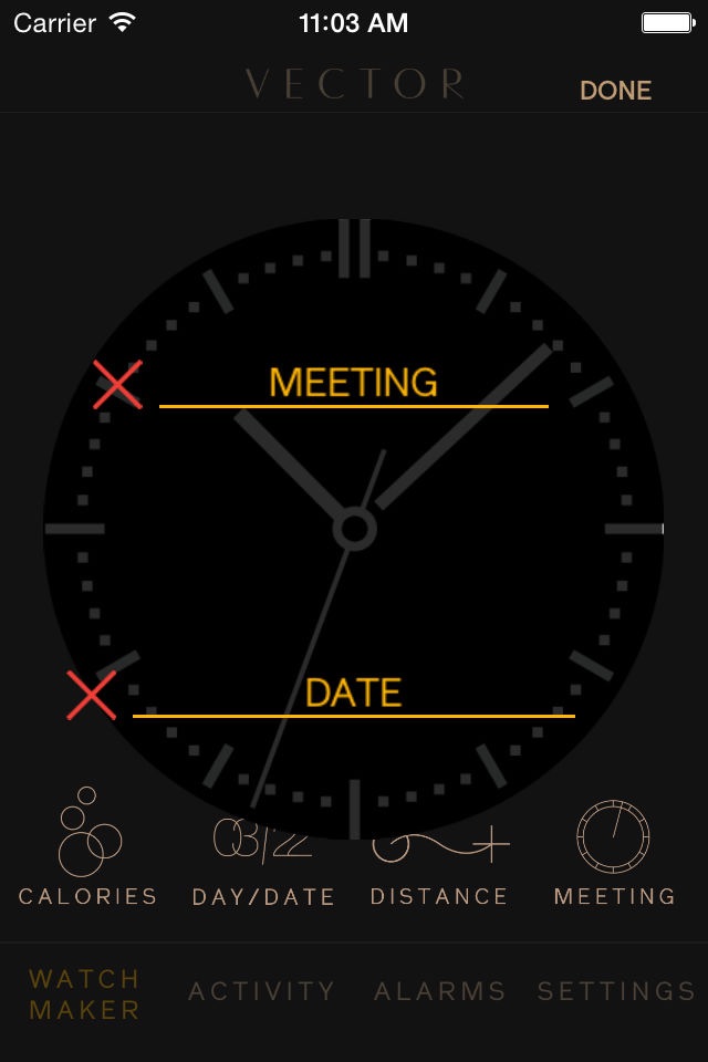 VectorWatch screenshot 2