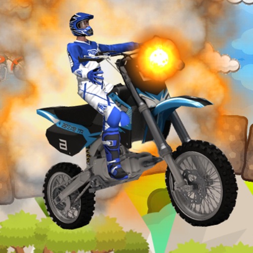 Motocross Hilltop Icon