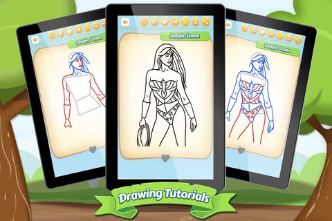 How To Draw Superheroes Edition screenshot 3