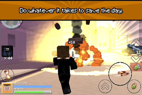 Block Hero - Pixel City Under Fire screenshot 4