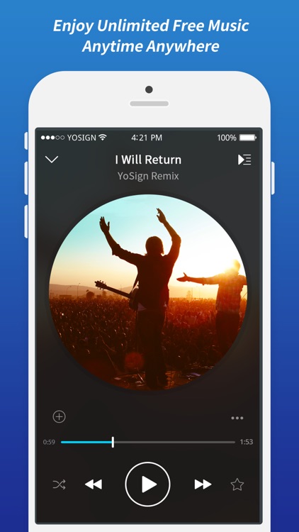 FancyMusic - Free Music Player & Cloud Song Stream