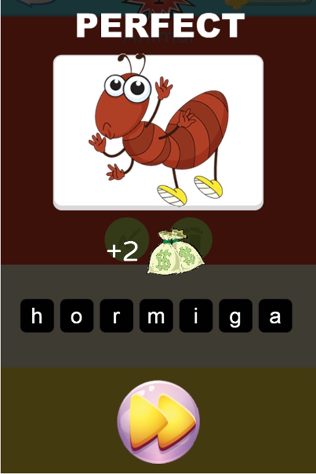 100 First Easy Words: Learning Spanish Vocabulary Games for Kids, Toddler, Preschool and Kindergarten screenshot 3