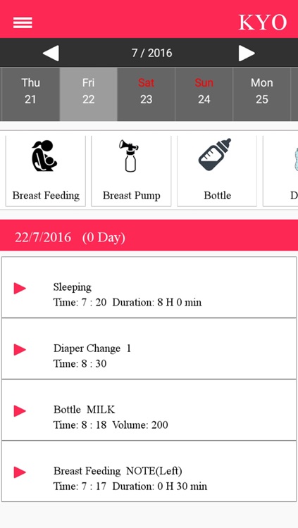 Baby Tracker: Diet, Diaper, Diary