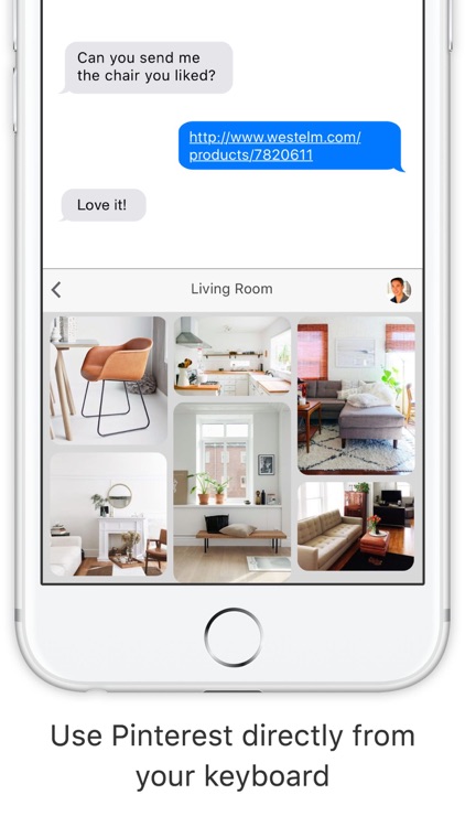 Pinky Keyboard for Pinterest