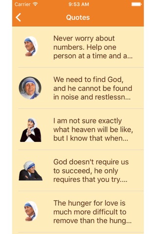 Mother Teresa - The best quotes screenshot 2