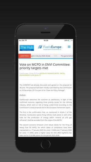 FuelsEurope Mobile Hub(圖3)-速報App
