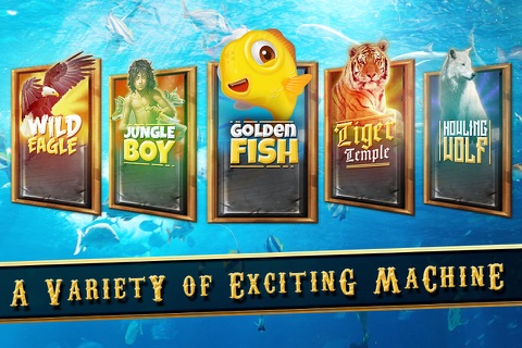 Yellow Fish Golden Slots - Play 777 Double Up Slot in Las Vegas Casino City screenshot 2