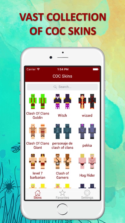 COC Skins for Minecraft PE & PC Edition