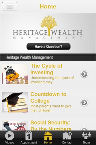 Heritage Wealth Management screenshot 2