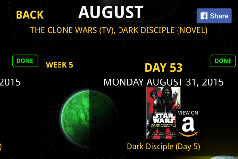 Countdown Challenge for Star Wars Episode VII screenshot 2