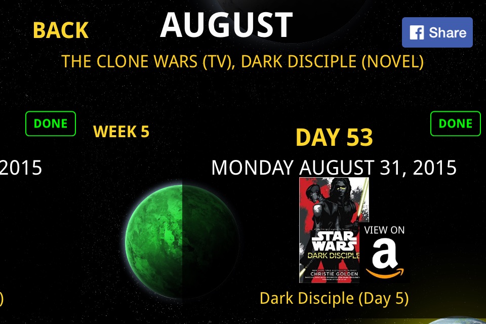 Countdown Challenge for Star Wars Episode VII screenshot 2