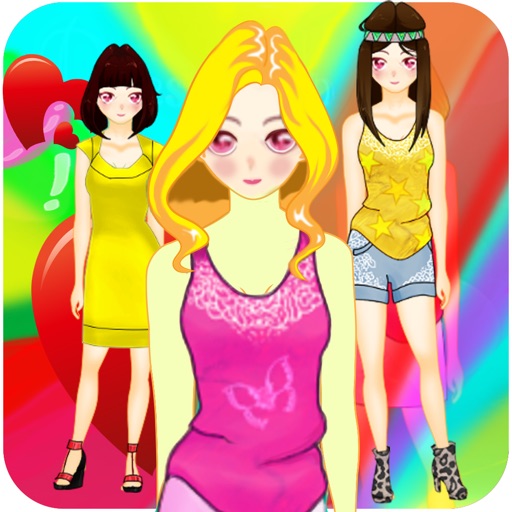 Anime Princess Dress Up - Cute Chibi Dresses Character Games For Girls Icon