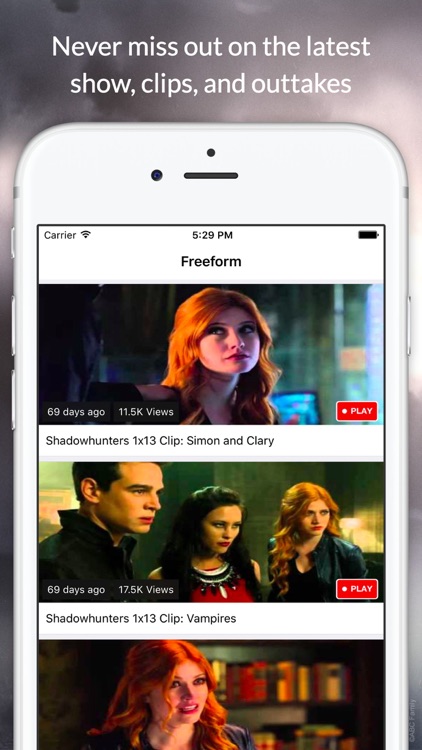 Fan Club for Shadowhunters - Live Chat & Videos