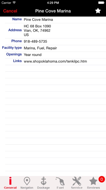Grand lake o the Cherokees GPS nautical charts screenshot-3