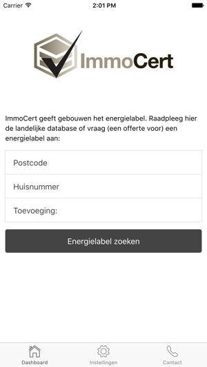 Energielabel app