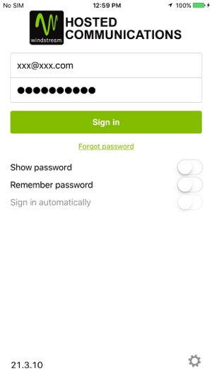 Windstream Hosted Communications for iPh