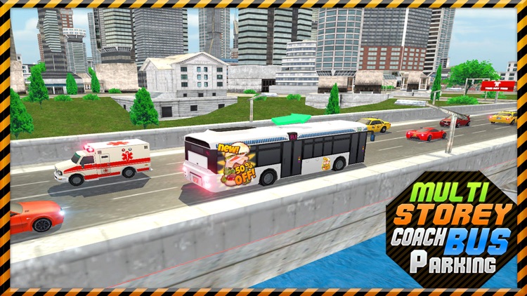 Multi-Storey Coach Bus Parking 3D: City Auto-bus Driving Simulator