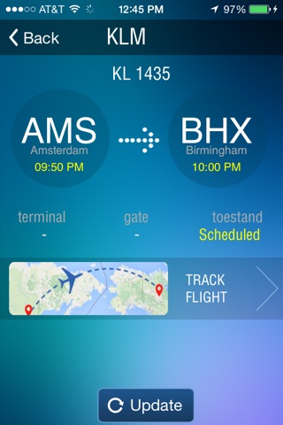 Airport (all) + flight tracker screenshot 2