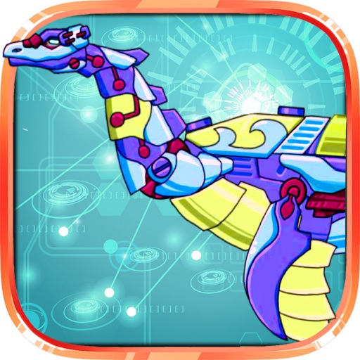 Dinosaur World - Single Free Games Puzzle Children's Games - Plesiosaur icon