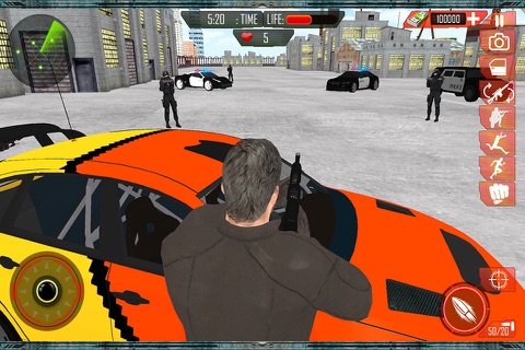 Crime City Police Car Chase: Auto Theft & Real Action Shooting Game screenshot 2