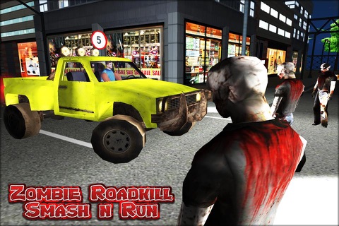 Zombie Roadkill Smash n Run 3D: Race & Kill - Crazy Zombies Car War Apocalypse screenshot 2